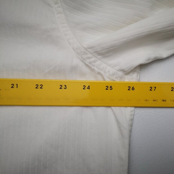 Levi Strauss & Co. Men's Size XXL White Textured Button Front & Cuffs Shirt - Picture 6 of 8